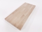 Preview: Solid wood edge glued panel Оak Select 45mm 2-layer, finger jointed lamella fix 45mm